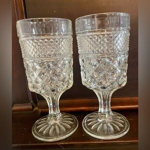 Wexford Anchor Hocking Stemmed Goblets-Set of 2